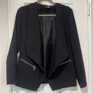 H&M BLACK BLAZER SZ 6